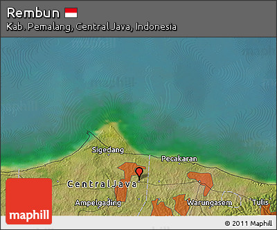 Satellite 3D Map of Rembun