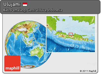 Physical Location Map of Ulujami