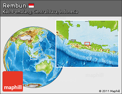 Physical Location Map of Rembun