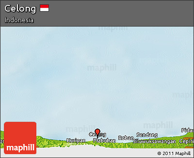 Physical Panoramic Map of Celong