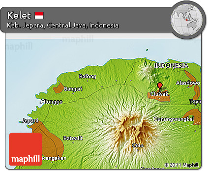 Physical 3D Map of Kelet