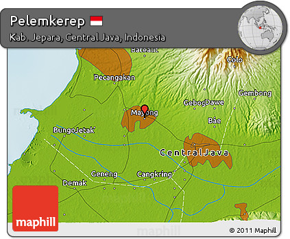 Physical 3D Map of Pelemkerep