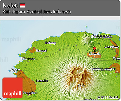 Physical 3D Map of Kelet