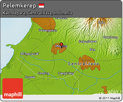 Physical 3D Map of Pelemkerep