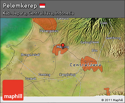 Satellite 3D Map of Pelemkerep