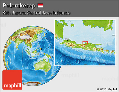 Physical Location Map of Pelemkerep