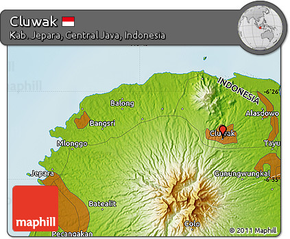 Physical Map of Cluwak