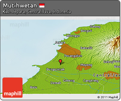 Physical Panoramic Map of Mutihwetan