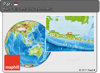 Physical Location Map of Pati