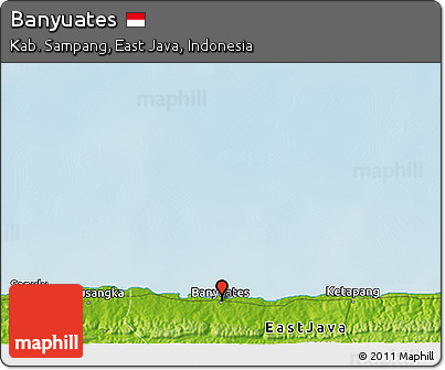 Physical 3D Map of Banyuates