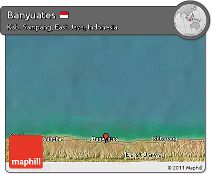 Satellite 3D Map of Banyuates