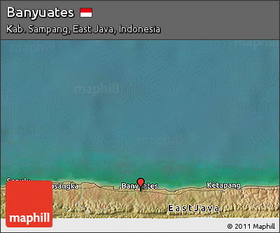 Satellite 3D Map of Banyuates