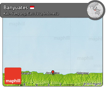 Physical Map of Banyuates