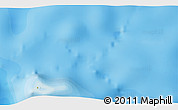 Political 3D Map of the area around 6° 38' 39" S, 122° 28' 29" E