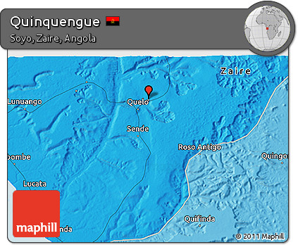Political 3D Map of Quinquengue