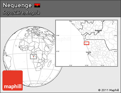 Blank Location Map of Nequenge