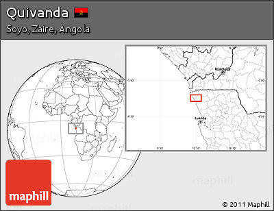 Blank Location Map of Quivanda