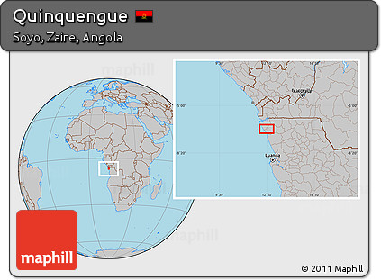 Gray Location Map of Quinquengue