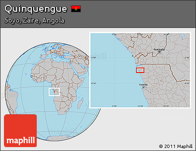Gray Location Map of Quinquengue