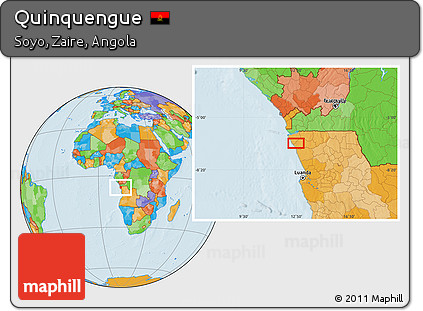 Political Location Map of Quinquengue