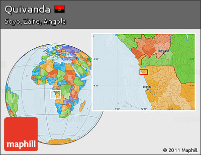 Political Location Map of Quivanda