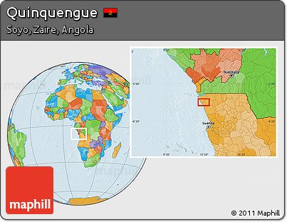 Political Location Map of Quinquengue