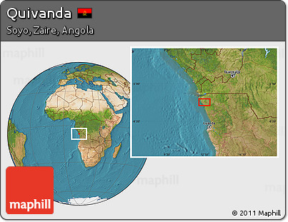 Satellite Location Map of Quivanda