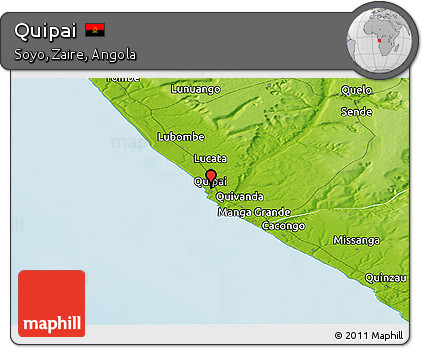 Physical Panoramic Map of Quipai