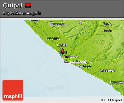 Physical Panoramic Map of Quipai