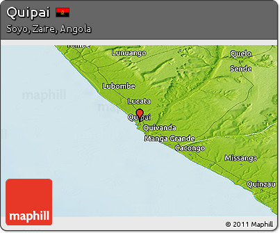 Physical Panoramic Map of Quipai