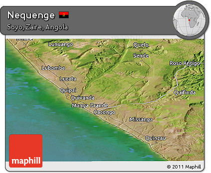 Satellite Panoramic Map of Nequenge