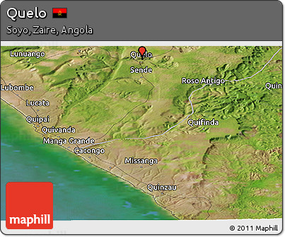 Satellite Panoramic Map of Quelo