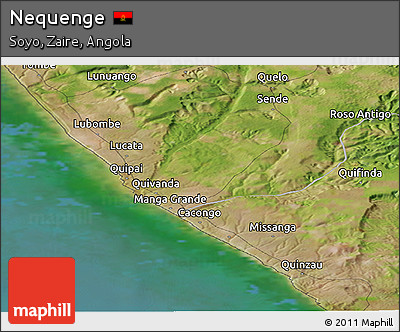 Satellite Panoramic Map of Nequenge