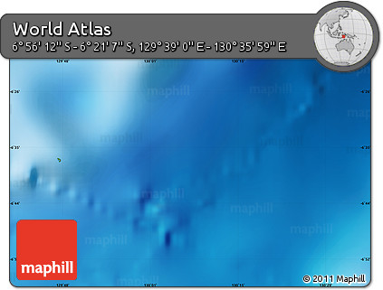 Physical Map of the Area around 6° 38' 39" S, 130° 7' 30" E