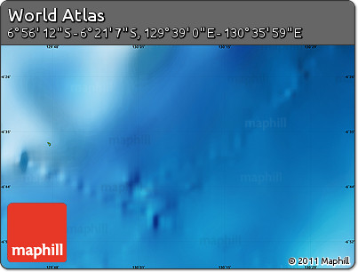 Physical Map of the Area around 6° 38' 39" S, 130° 7' 30" E