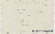 Shaded Relief Map of the area around 6° 38' 39" S, 139° 28' 29" E
