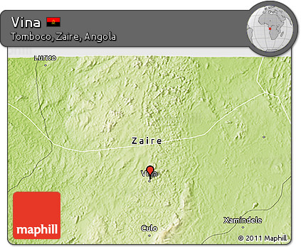 Physical 3D Map of Vina