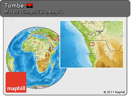 Physical Location Map of Tombe