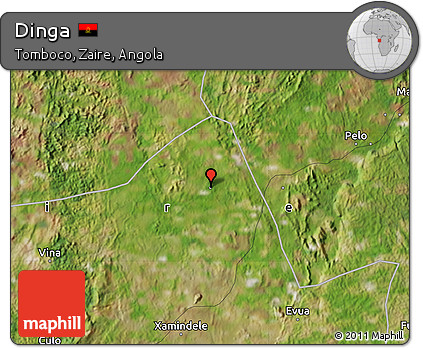 Satellite Map of Dinga