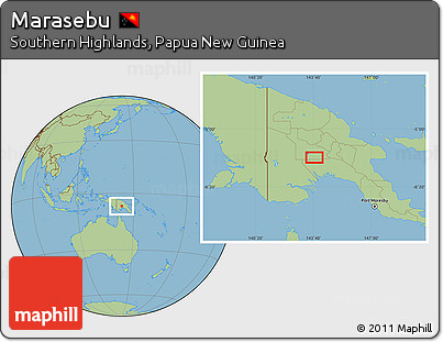 Savanna Style Location Map of Marasebu