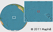 Satellite Location Map of the area around 6° 38' 39" S, 144° 25' 30" W