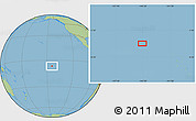 Savanna Style Location Map of the area around 6° 38' 39" S, 144° 25' 30" W
