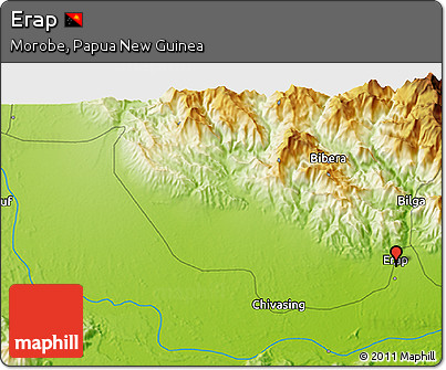 Physical 3D Map of Erap