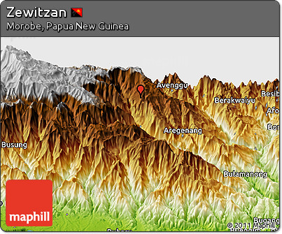 Physical Panoramic Map of Zewitzan
