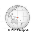 Outline Map of the Area around 6° 38' 39" S, 149° 40' 30" E, rectangular outline
