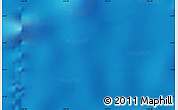 Shaded Relief Map of the area around 6° 38' 39" S, 154° 37' 30" W