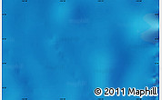 Physical Map of the area around 6° 38' 39" S, 155° 28' 29" W