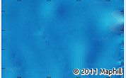 Shaded Relief Map of the area around 6° 38' 39" S, 155° 28' 29" W