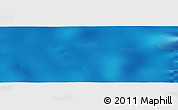 Shaded Relief Panoramic Map of the area around 6° 38' 39" S, 155° 28' 29" W