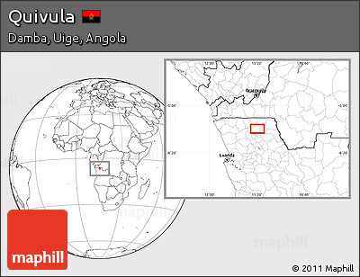 Blank Location Map of Quivula